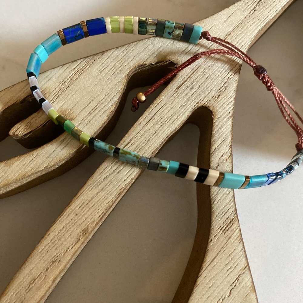 🆕 Miyuki tila bead bracelet adjustable